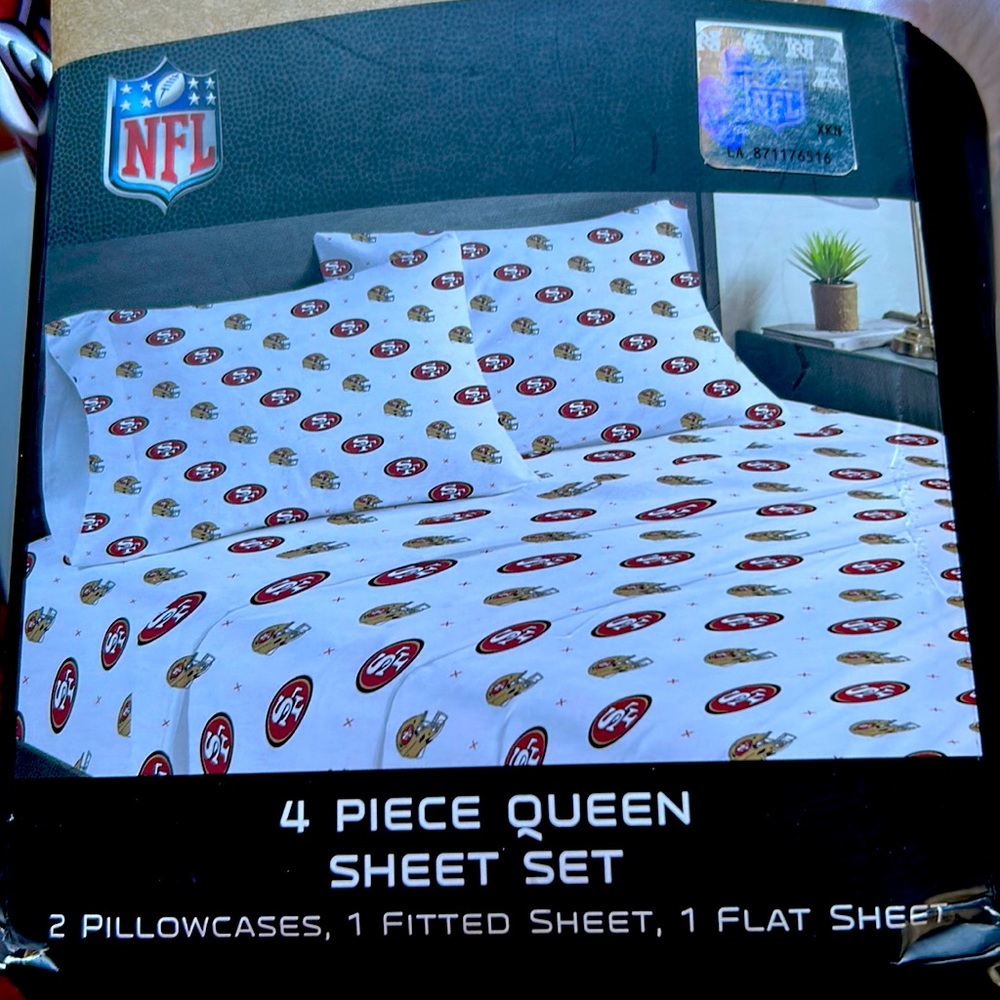 ‘Gift’ SF FortyNiner Queen size Sheet set